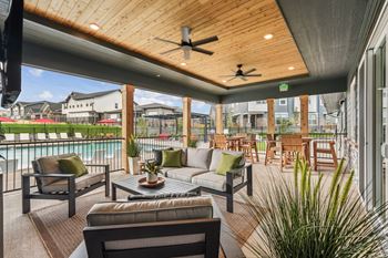 Covered outdoor patio